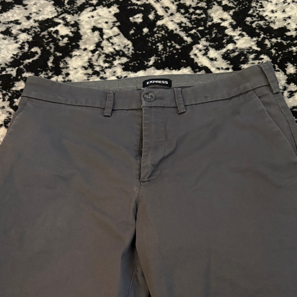 Express gray chinos